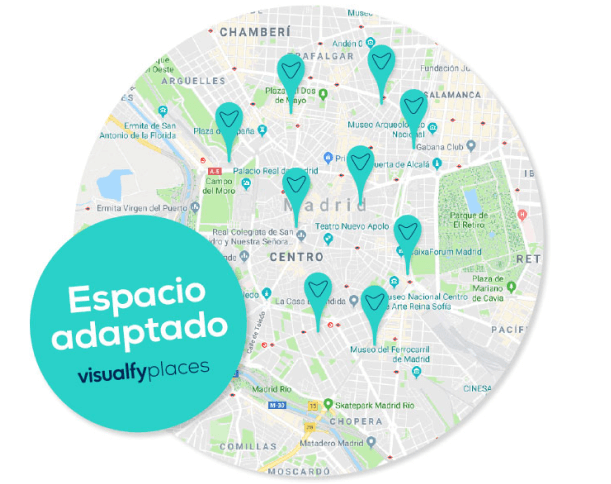 icon of adapted spaces with visualfy icon of adapted spaces with visualfy