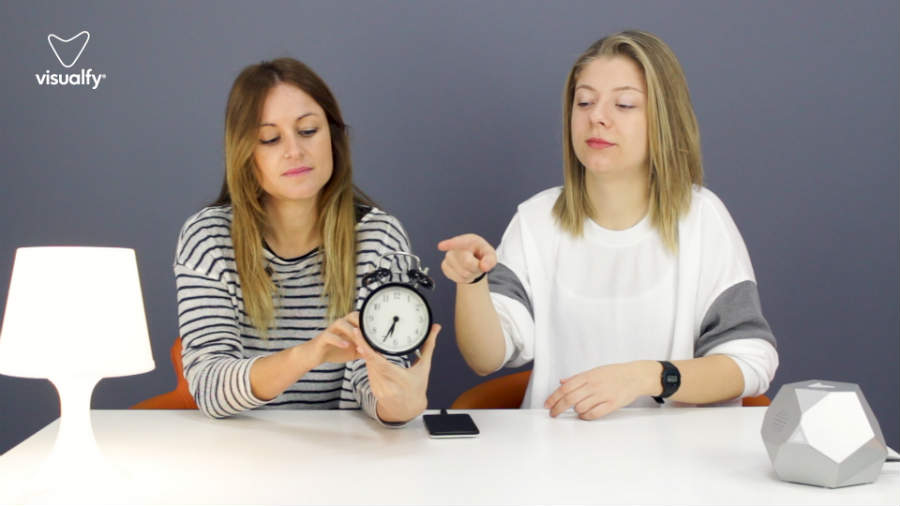 Cómo configurar el despertador para que sea accesible con Visualfy Home