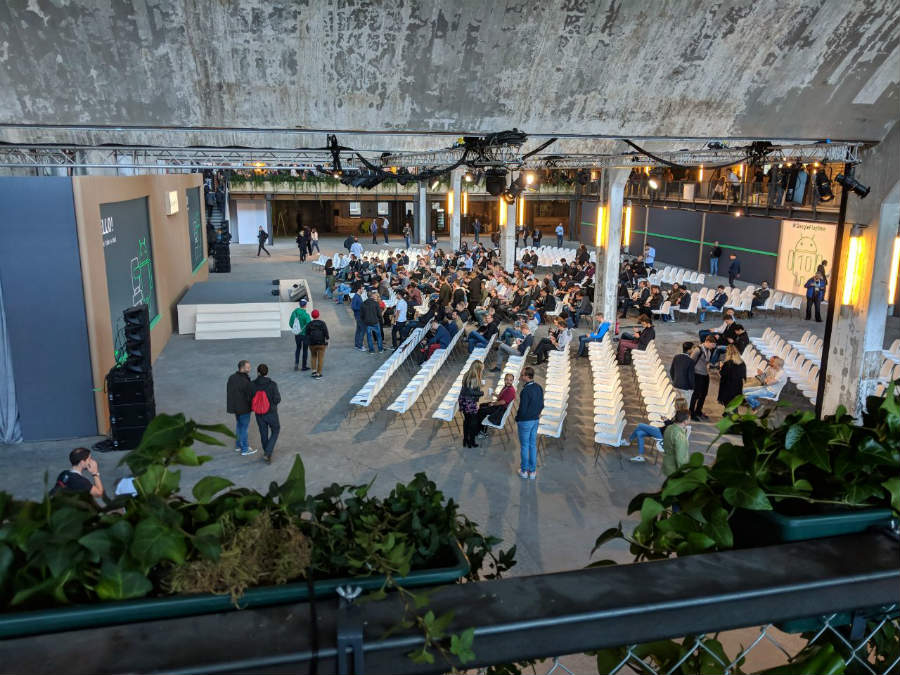 Escenario principal conferencias Google Playtime