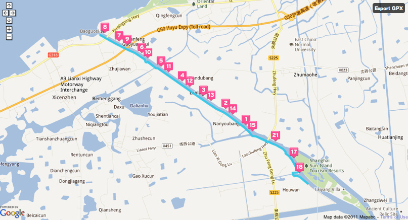 Google Maps accesible