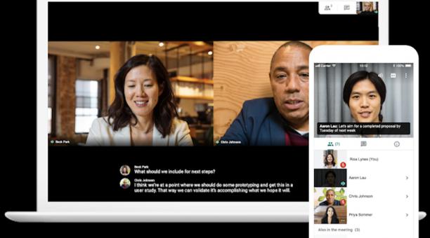 Google Meet Accesibilidad