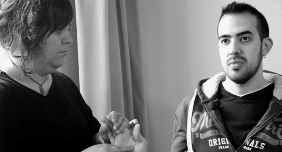 Javier García sordociego