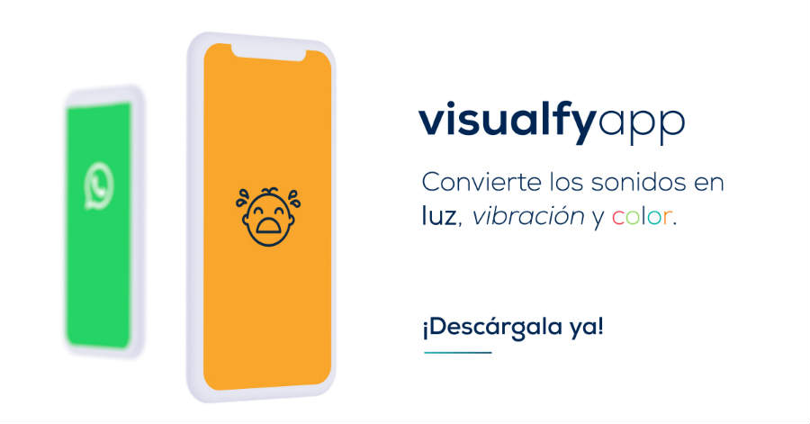 Notificaciones accesibles Visualfy app