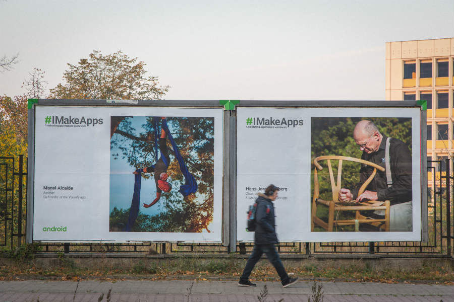 Visualfy aparece en la campaña IMakeApps en las calles de Berlín