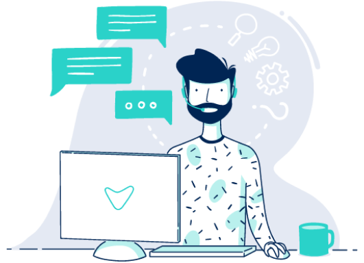 customer service of visualfy